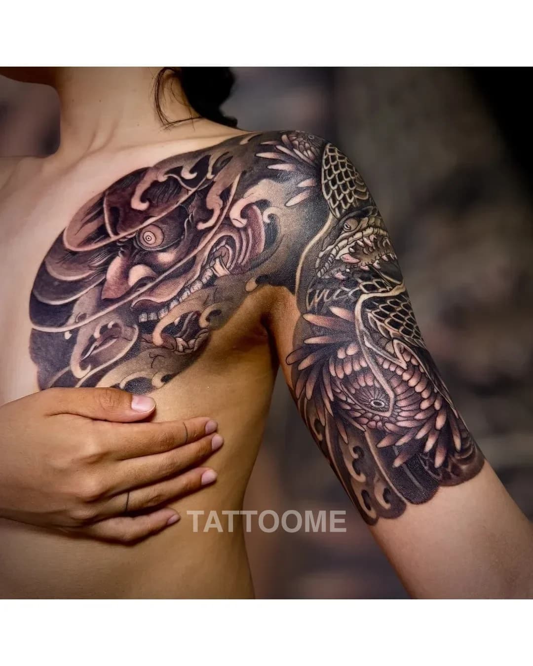 이레즈미 가슴반팔1 - guon_irezumi