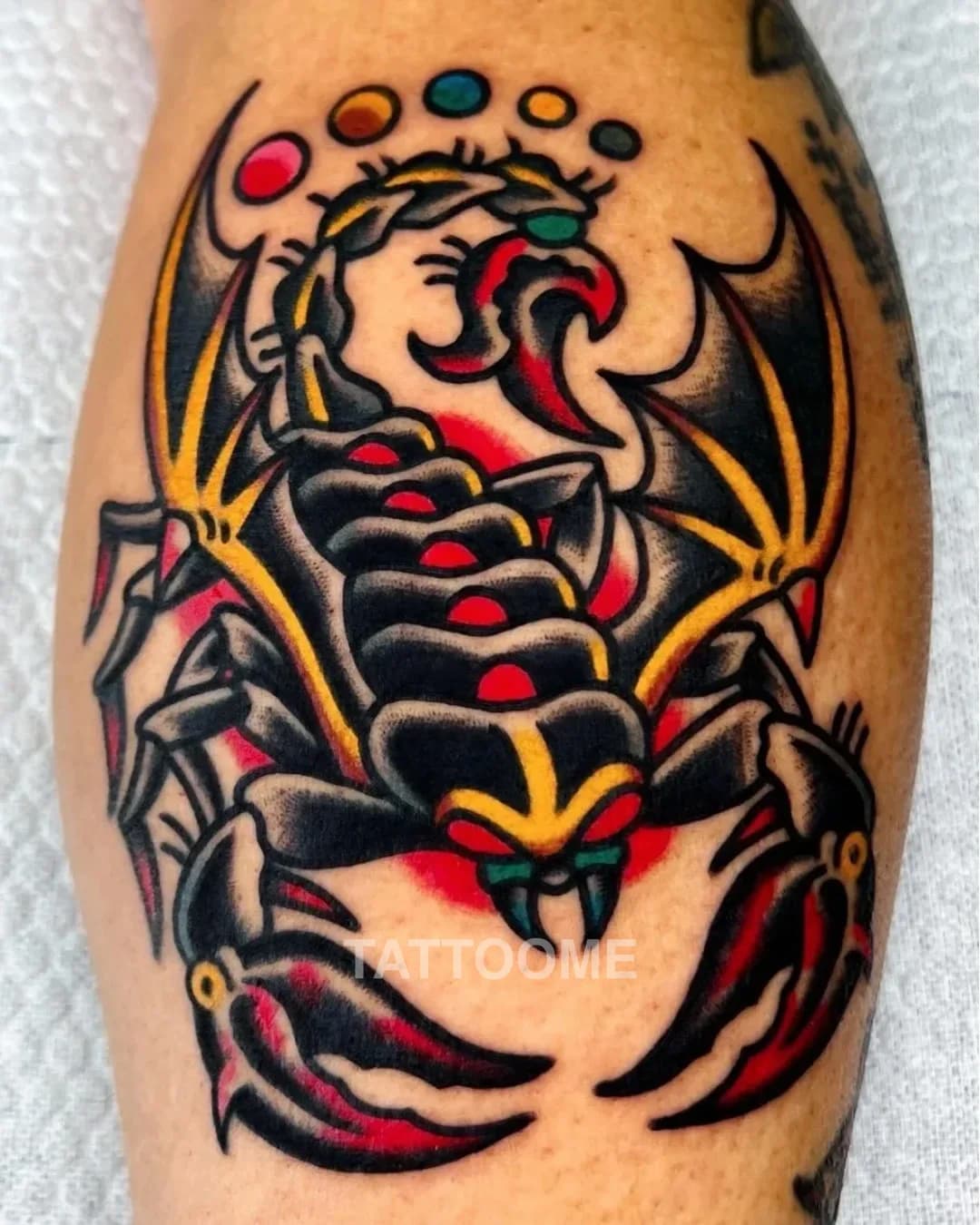올드스쿨 전갈 - homoo_tattooer