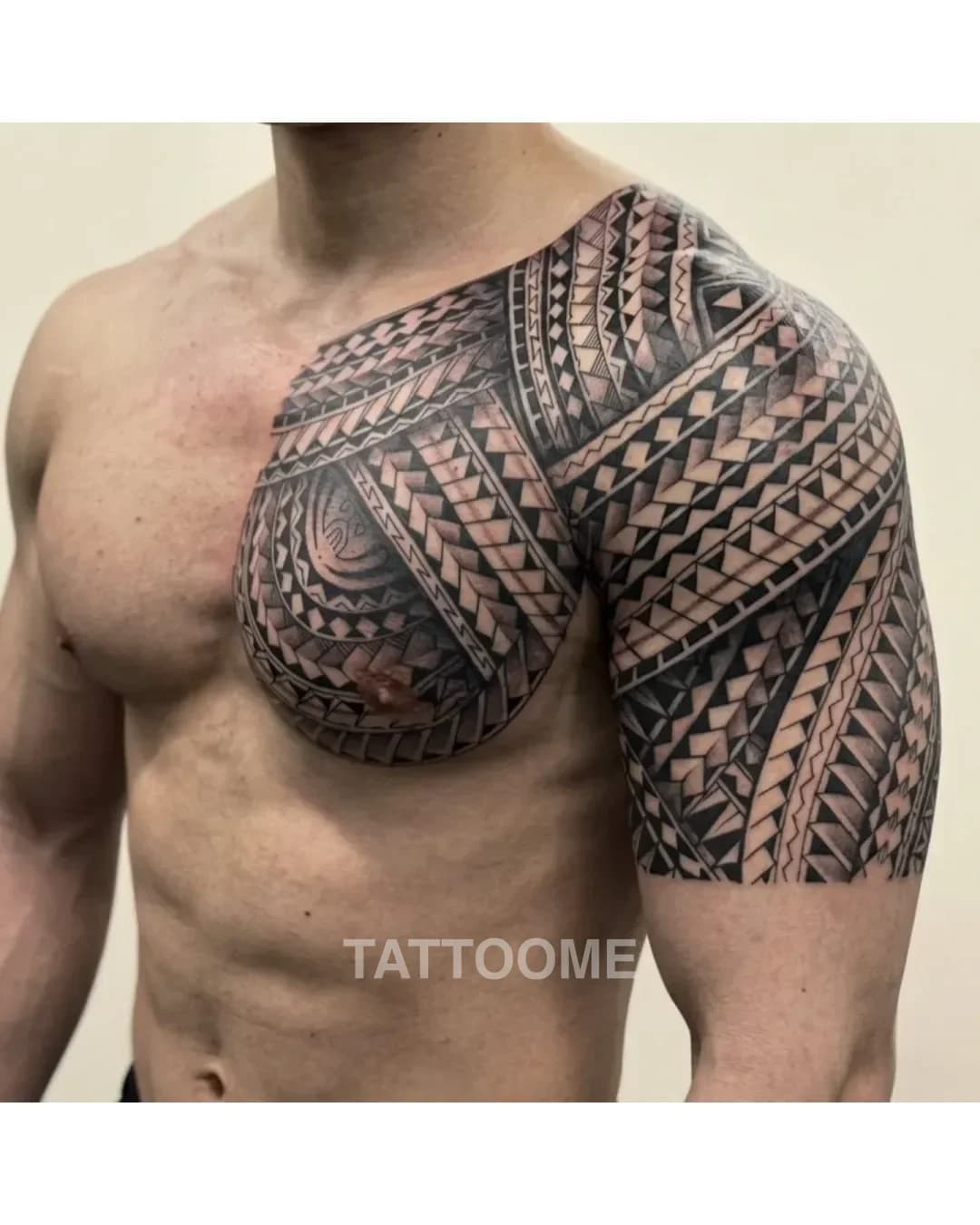 폴리네시안 반팔 - rena_tattoos