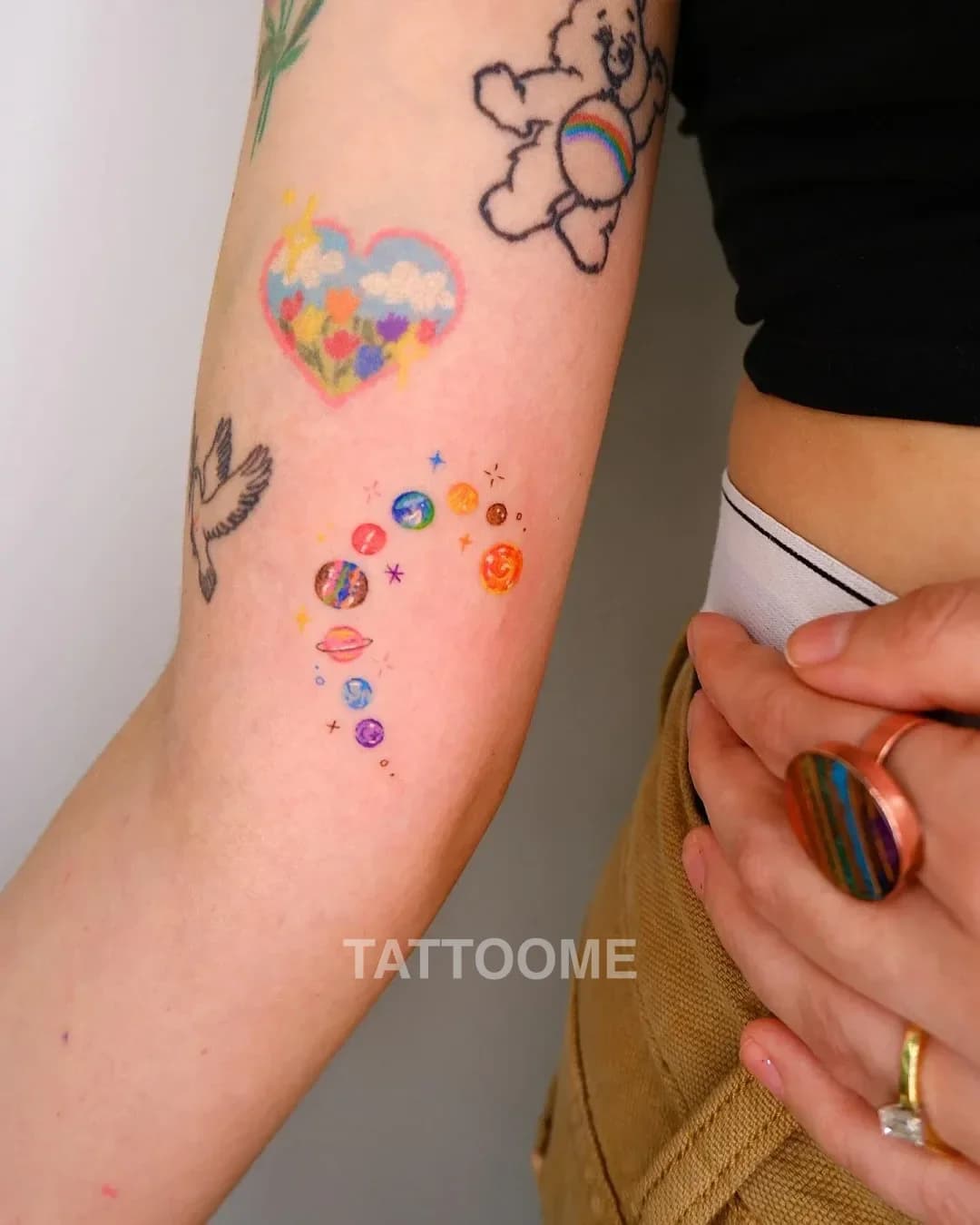 감성타투 태양계 - seon_tattoo