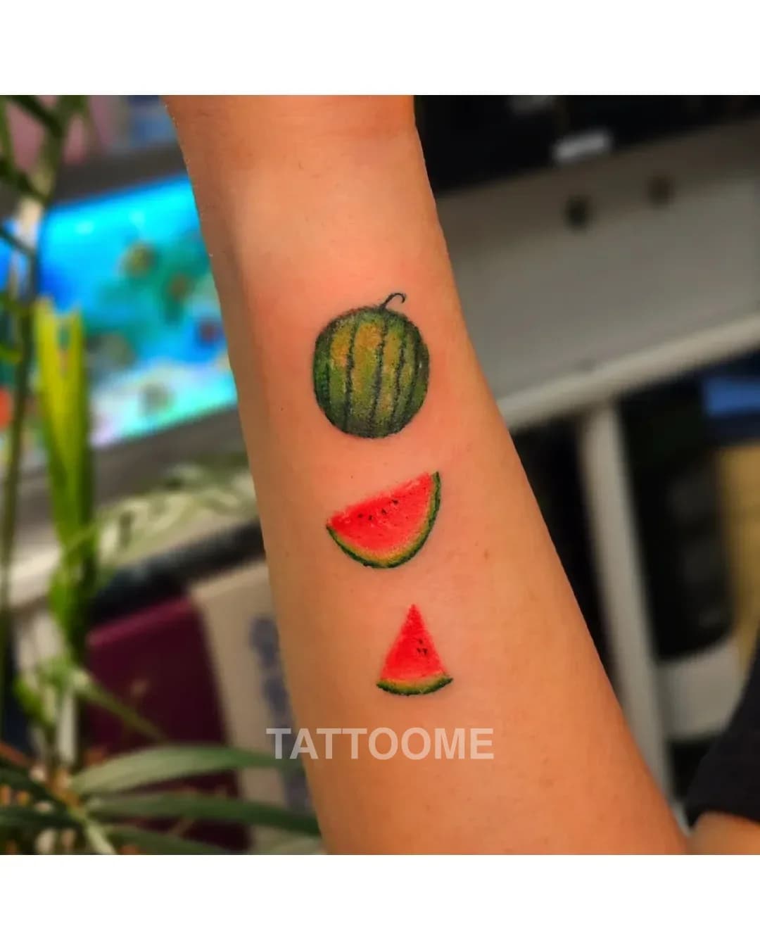 감성타투 과일 - monat_tattoo