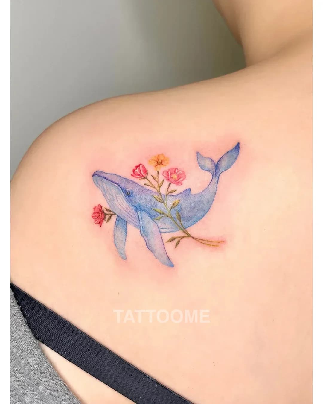 감성타투 고래 - chacha.tattoo