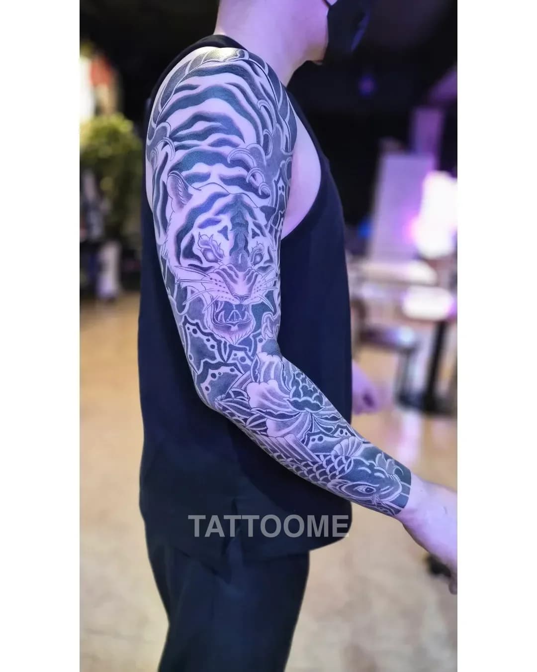 호랑이긴팔 - yeon__irezumi