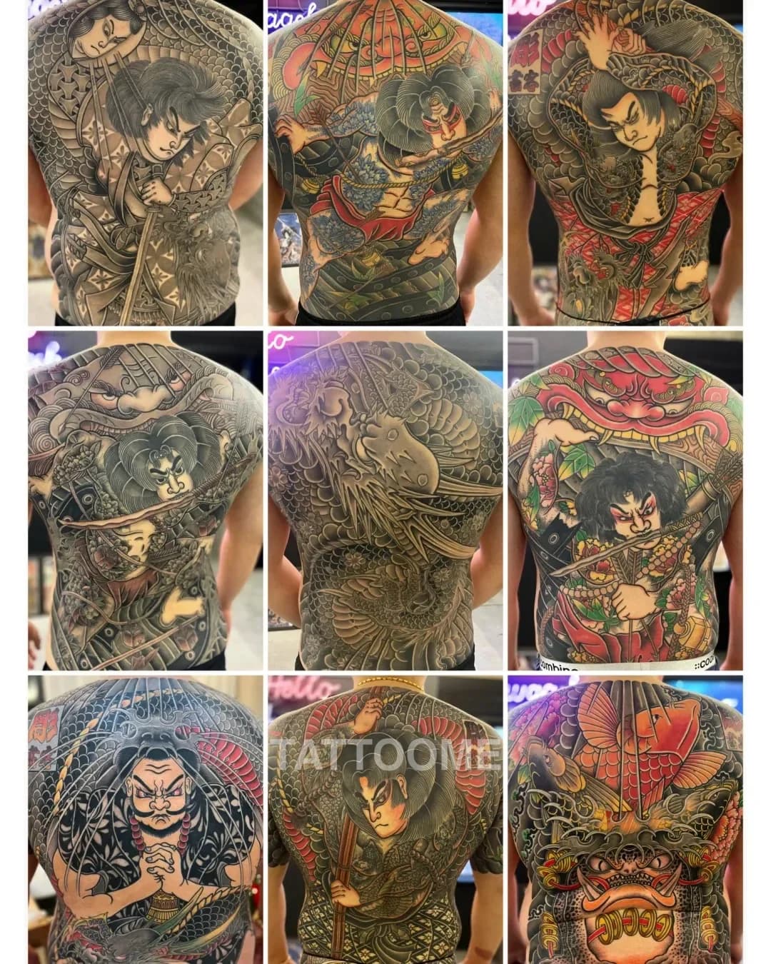 이레즈미 등판1 - hwagek_tattoo
