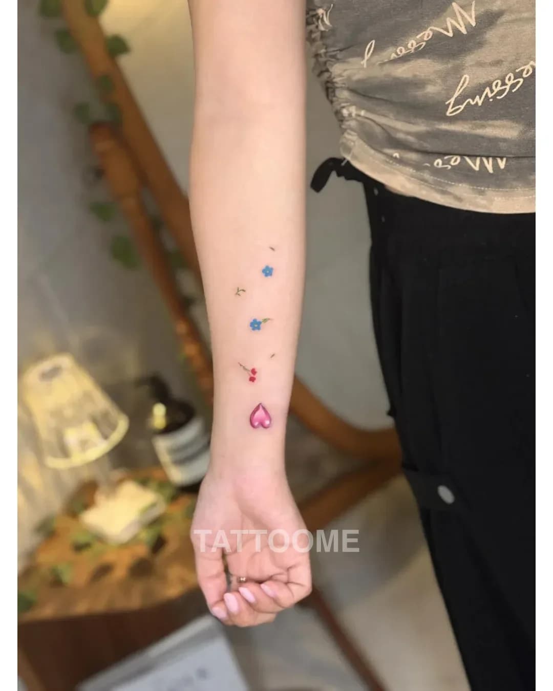 감성타투 꽃2 - hyun__tattoo