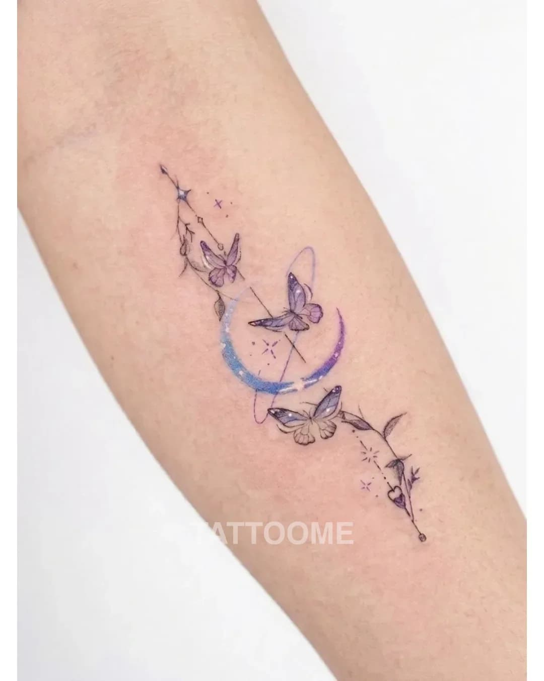 감성타투 나비 - morae_tattoo