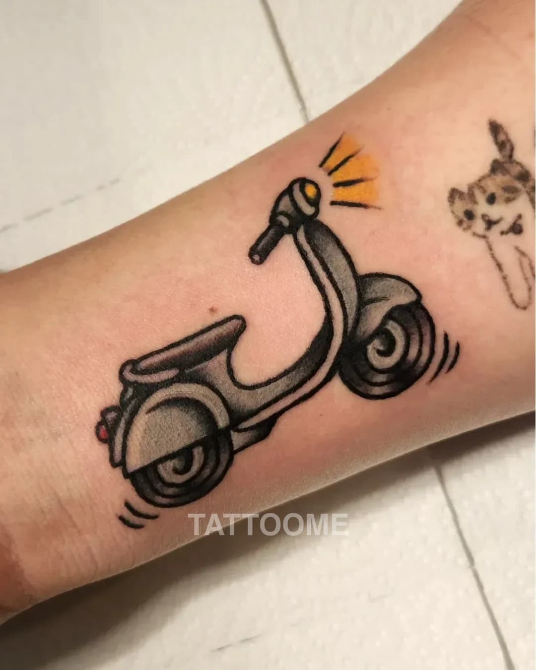 올드스쿨 스쿠터 - hoichang_tattooer