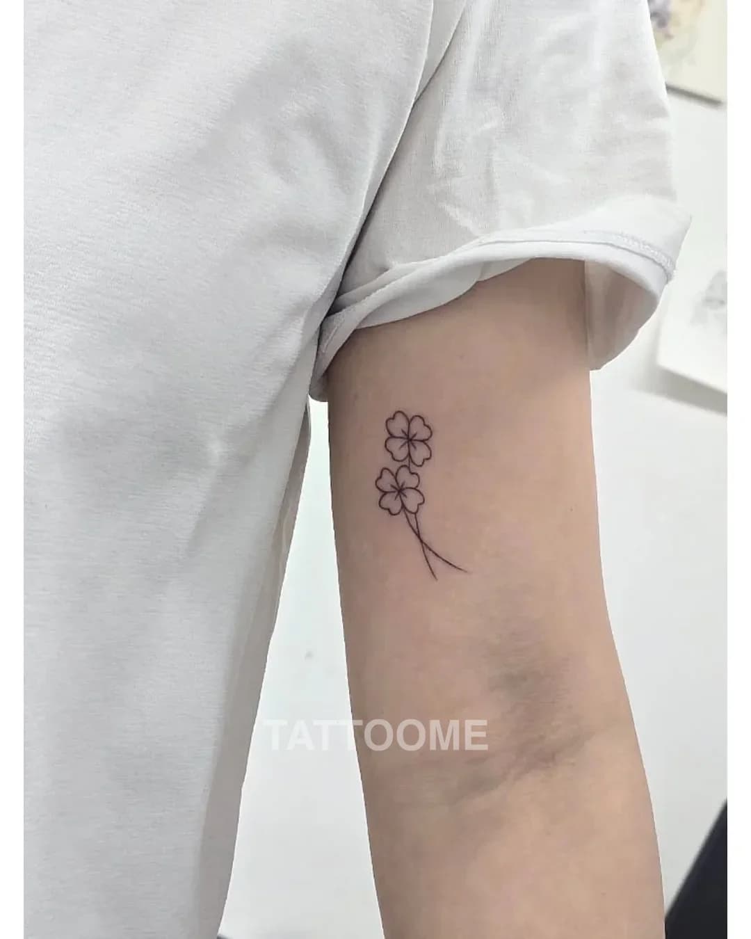라인워크 클로버 - iang_tattoo