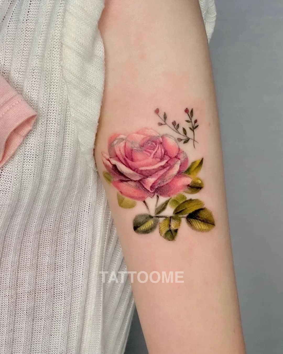 감성타투 꽃1 - woodtattoo_ 2
