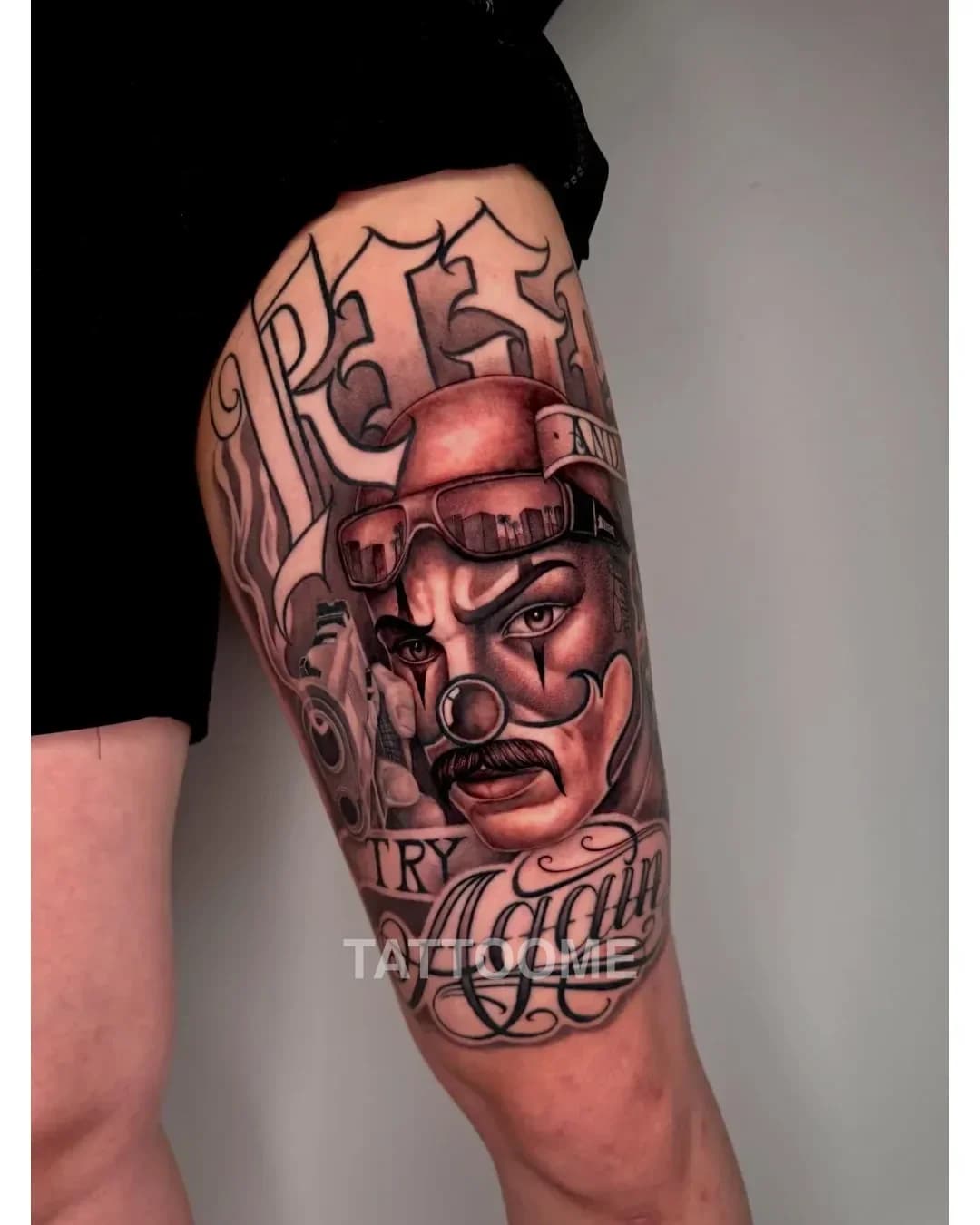 치카노 허벅지 - slimer_tattooer