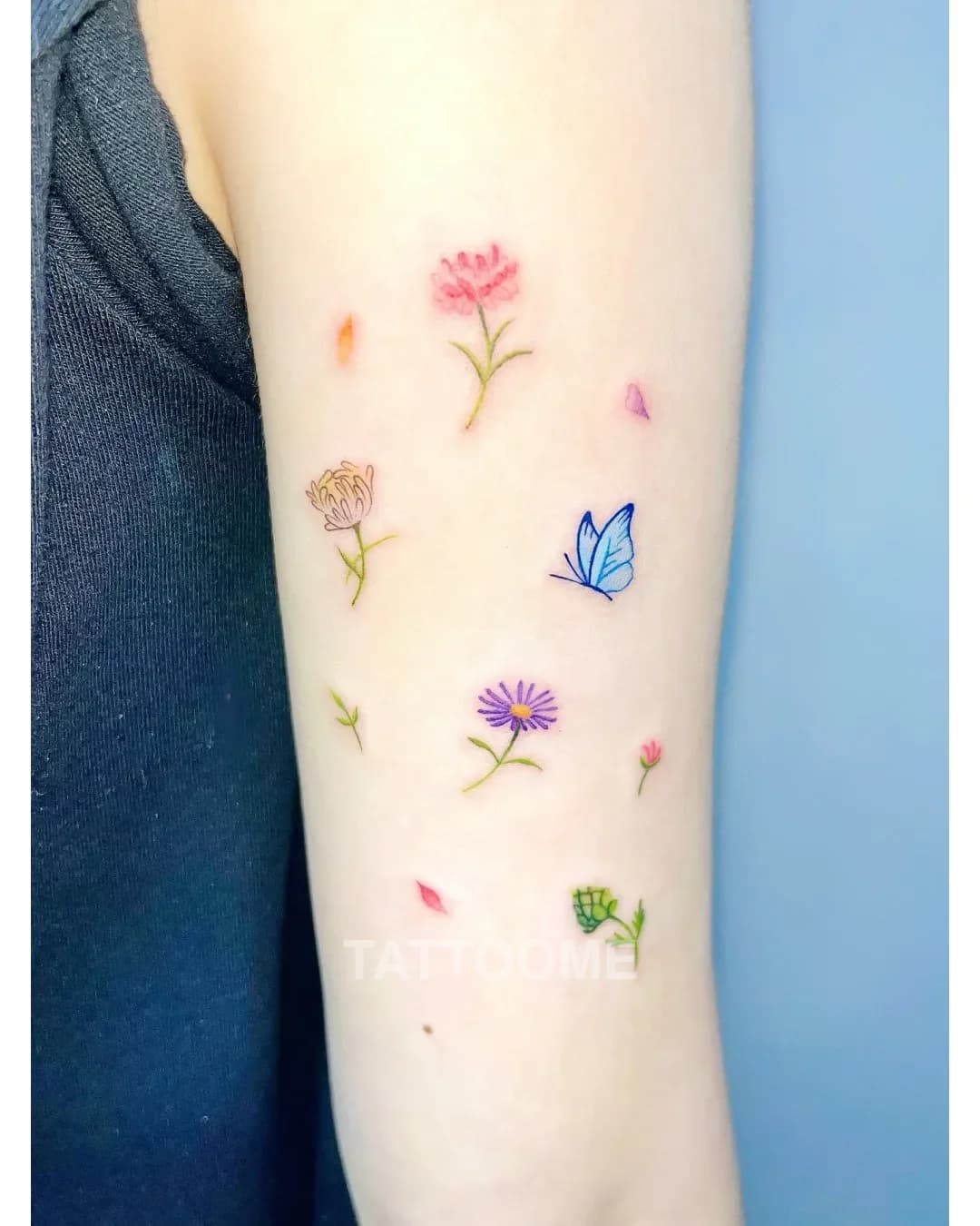 감성타투 탄생화 - chacha.tattoo