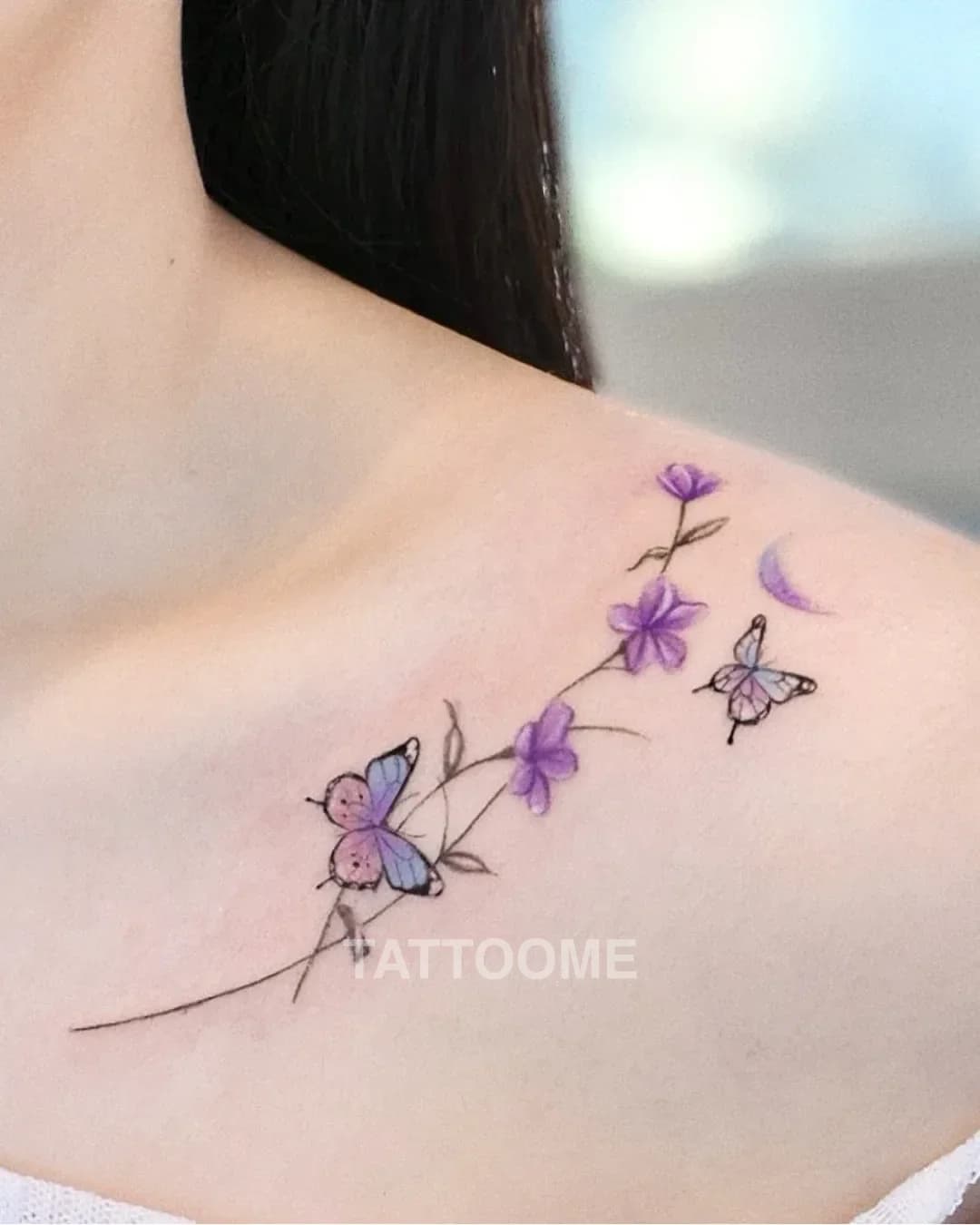 감성타투 나비 - morae_tattoo