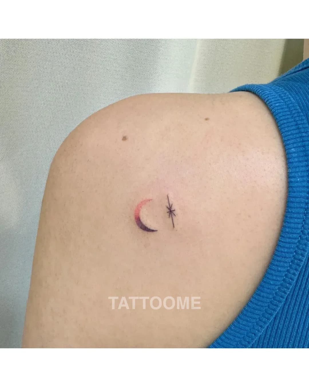 감성타투 별달 - handpoke__hami