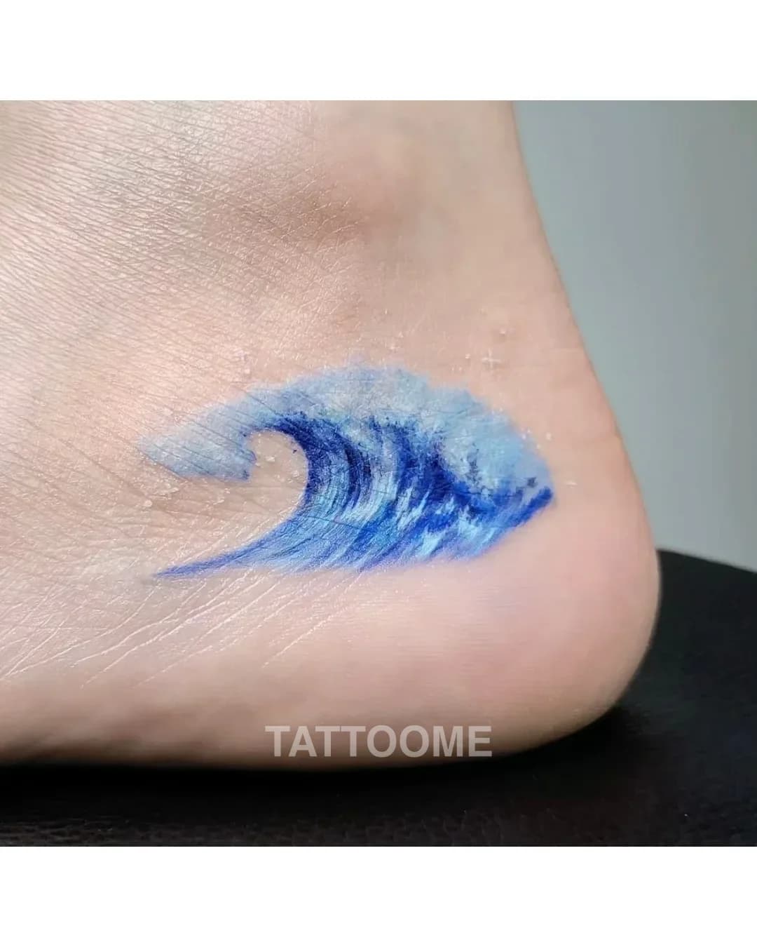 감성타투 파도 - simji_tattoo