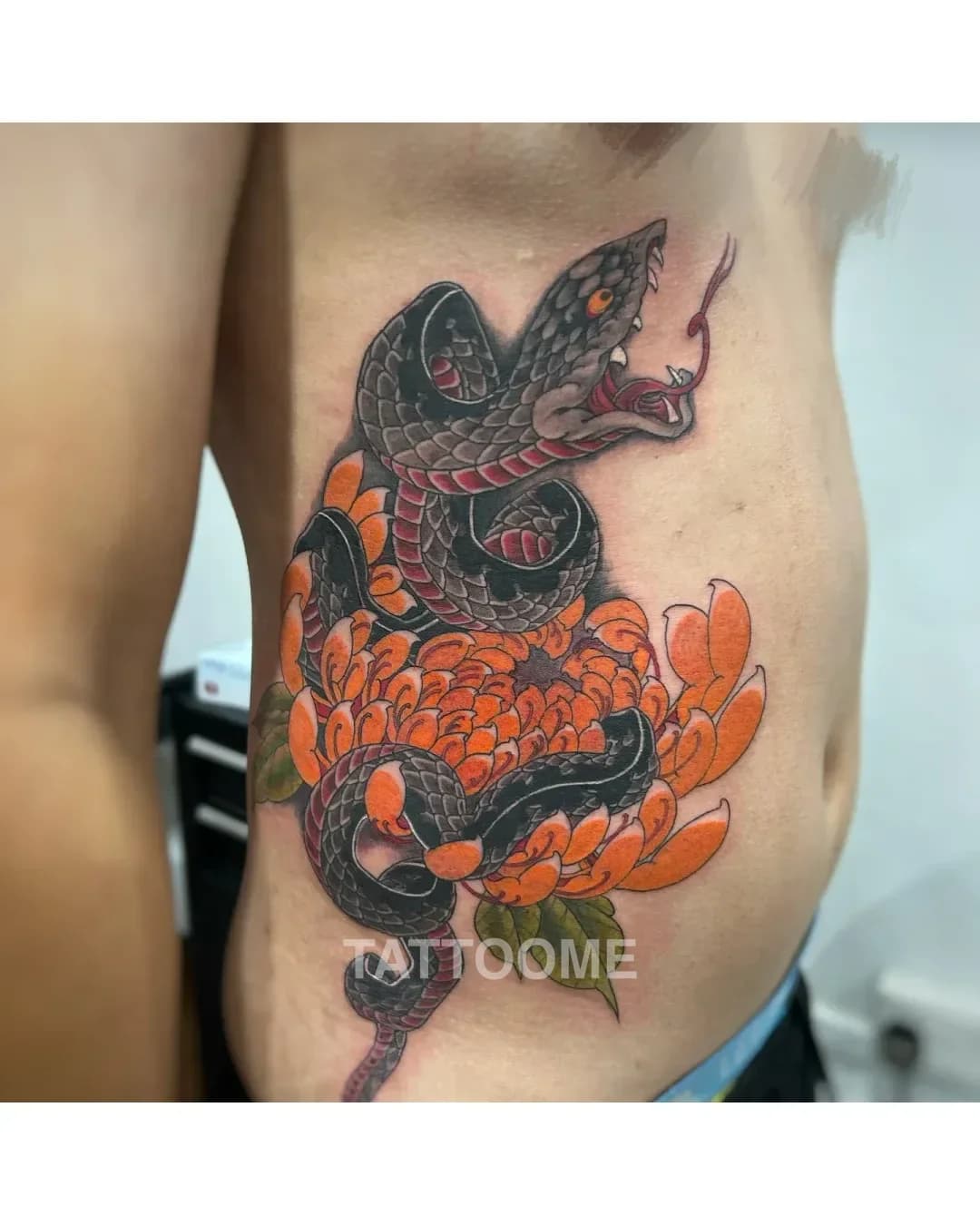 이레즈미 뱀 - dd_tattooer