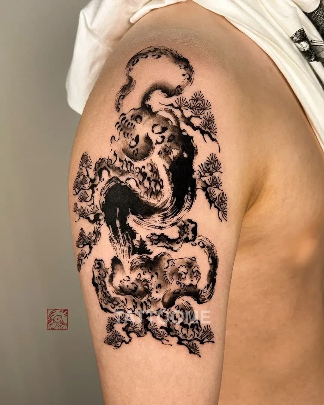 블랙워크 동양화2 - yang.ong0