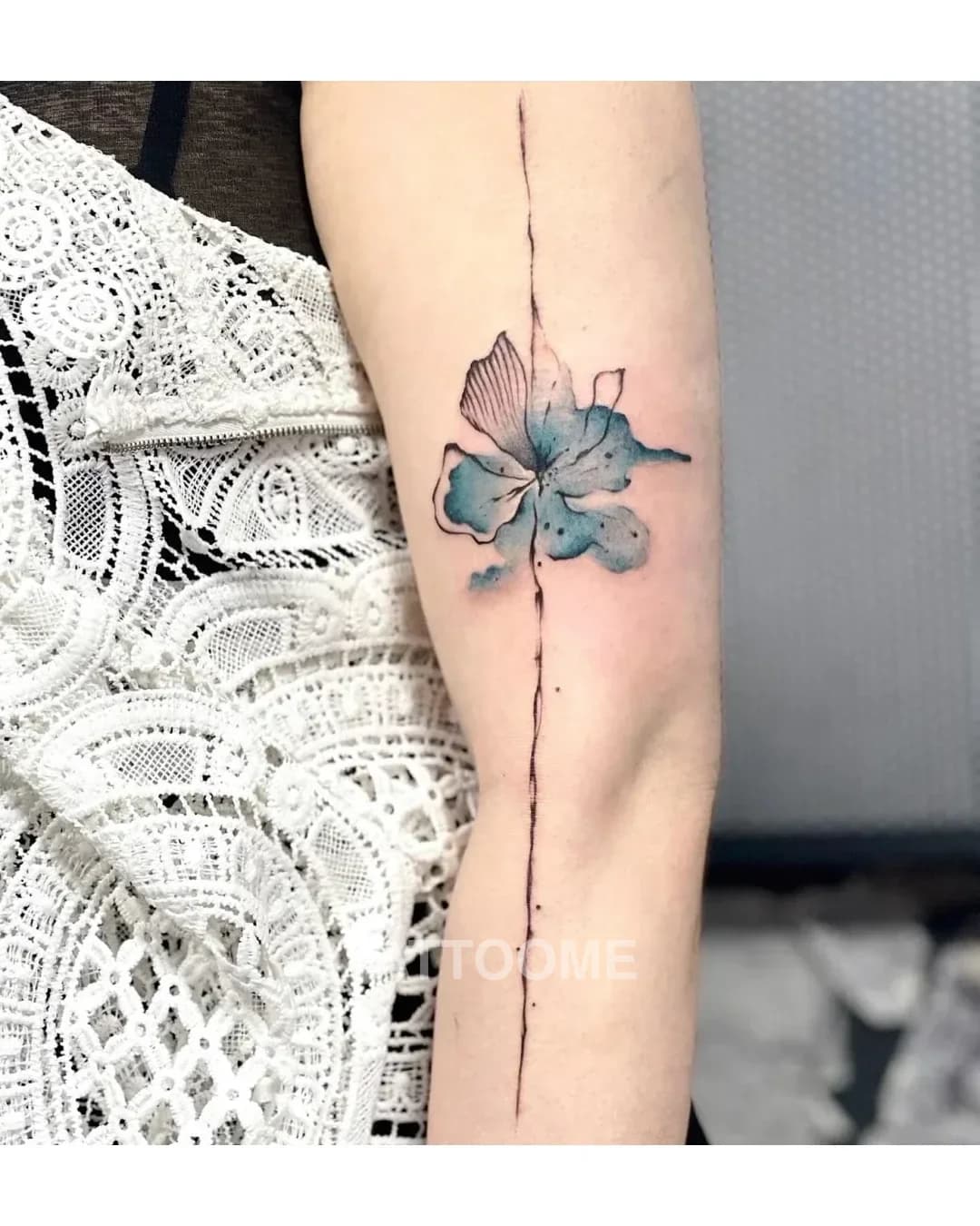 감성타투 꽃2 - nuwool_tattoo