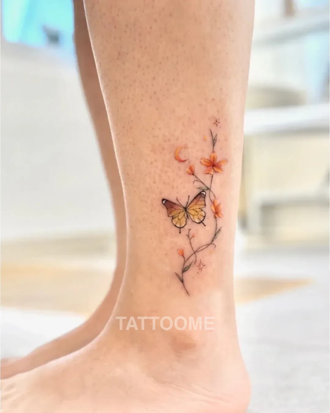 감성타투 나비 - morae_tattoo