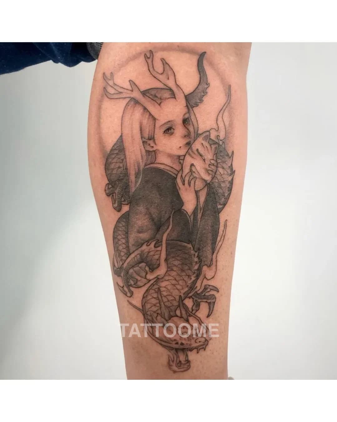블랙워크 캐릭터1 - _nilla_tattoo 2