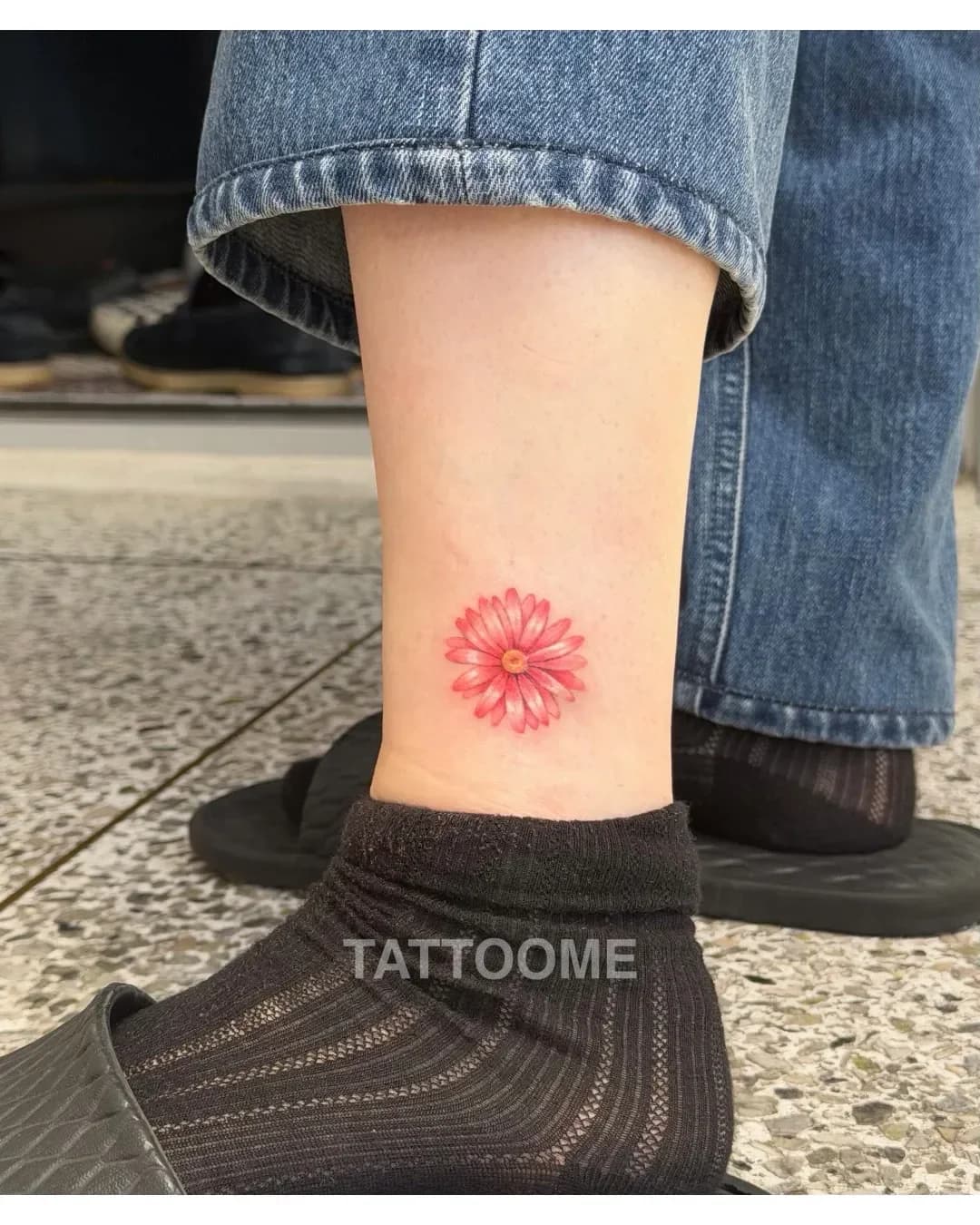 감성타투 꽃3 - nuwool_tattoo