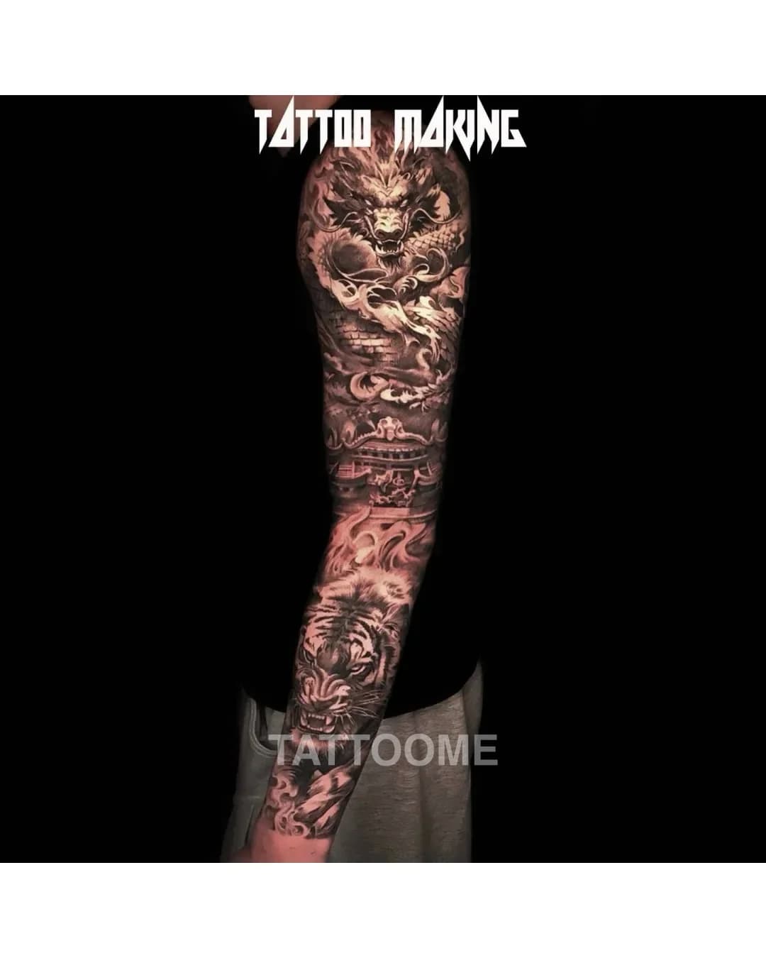 블랙앤그레이 타투 2 - tattoo_making