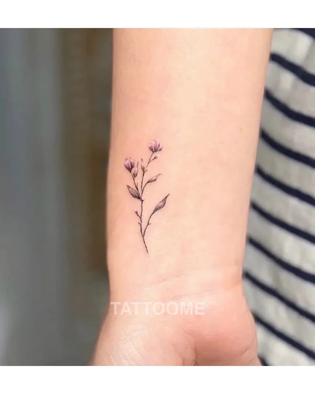 감성타투 꽃4 - nuwool_tattoo