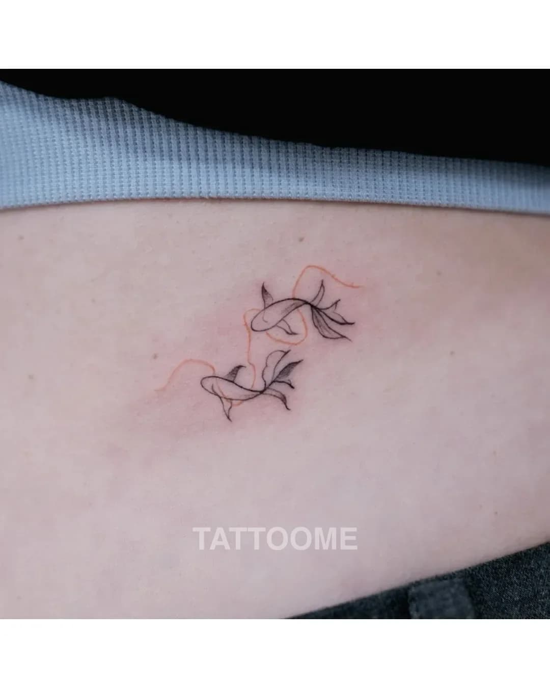 라인워크 물고기 - zitae_tattooer