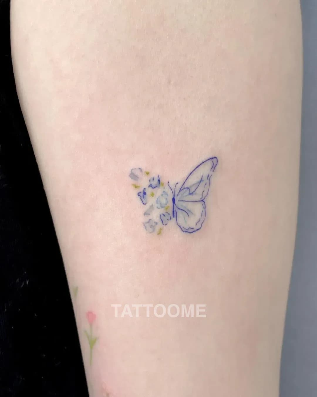 감성타투 나비 - woodtattoo_ 1