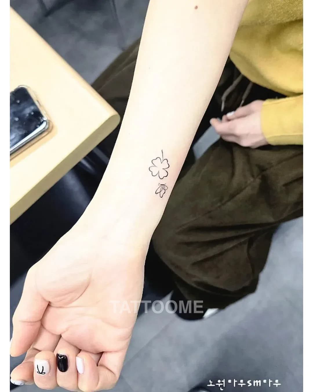 라인워크 클로버2 - iang_tattoo