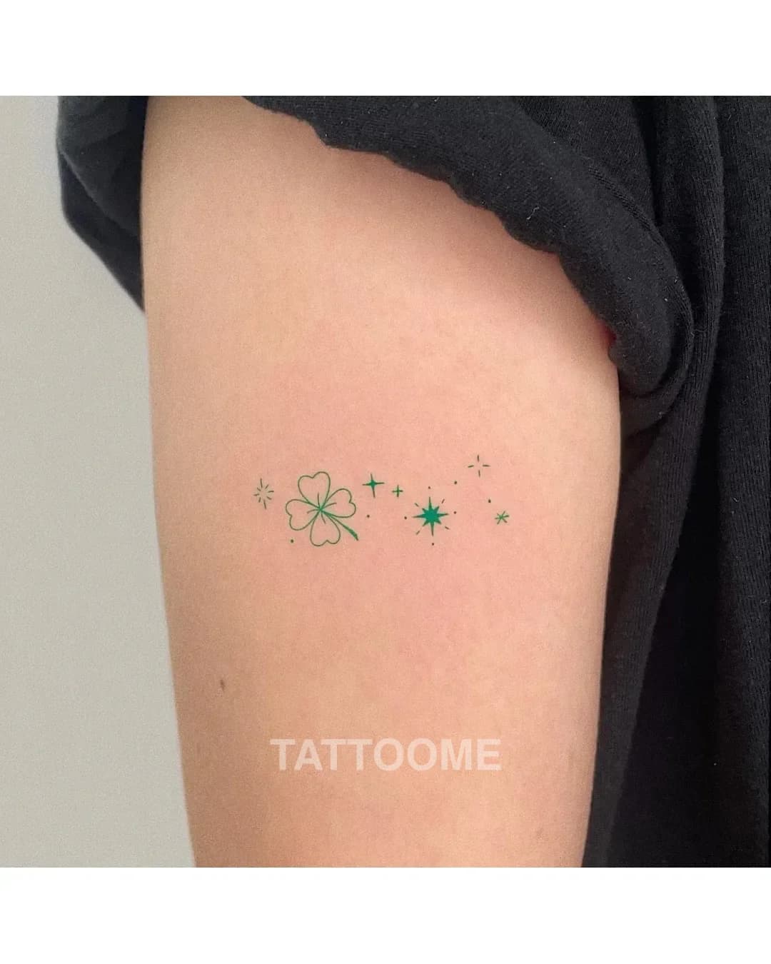 라인워크 클로버 - soozzang_tattoo