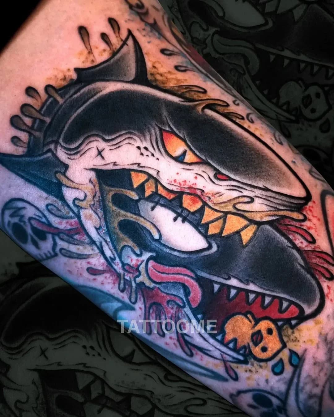 뉴스쿨 상어 - havit_tattooer