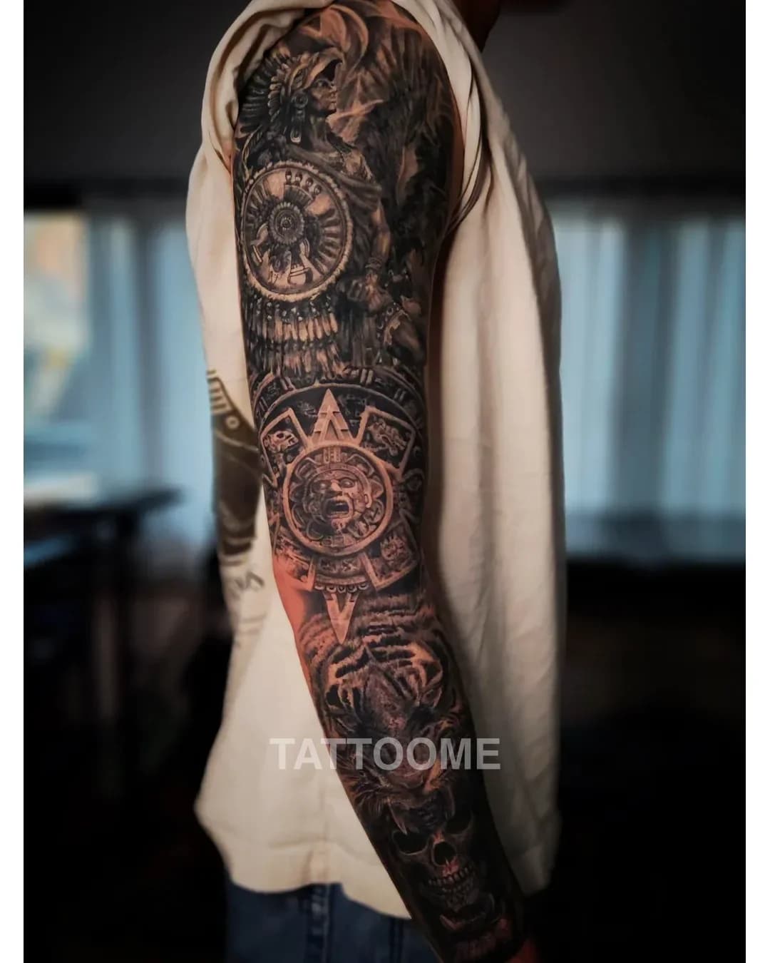 블랙앤그레이 긴팔 - rosso_tattooer