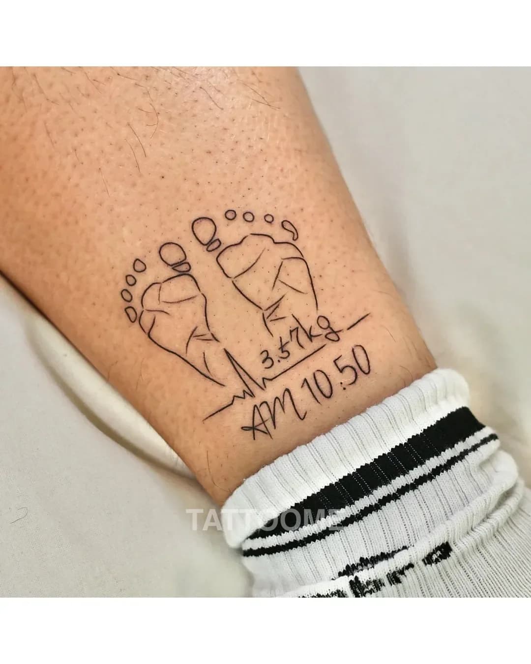 라인워크 발도장 - tattooer_oom 3