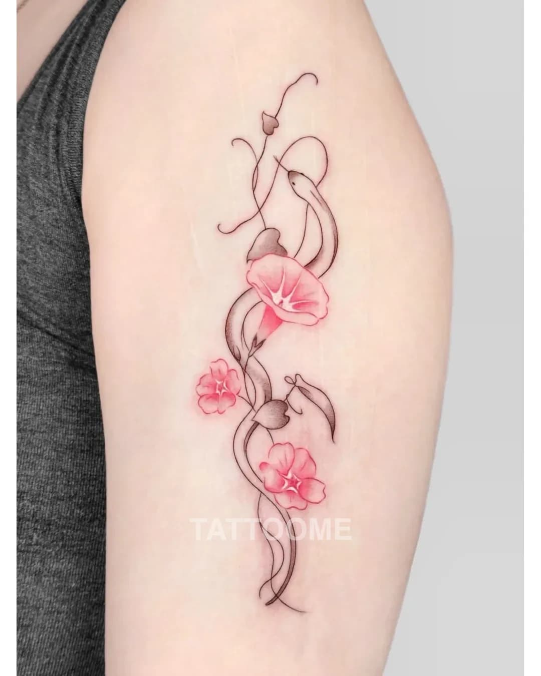 감성타투 꽃 - ongi_tattoo