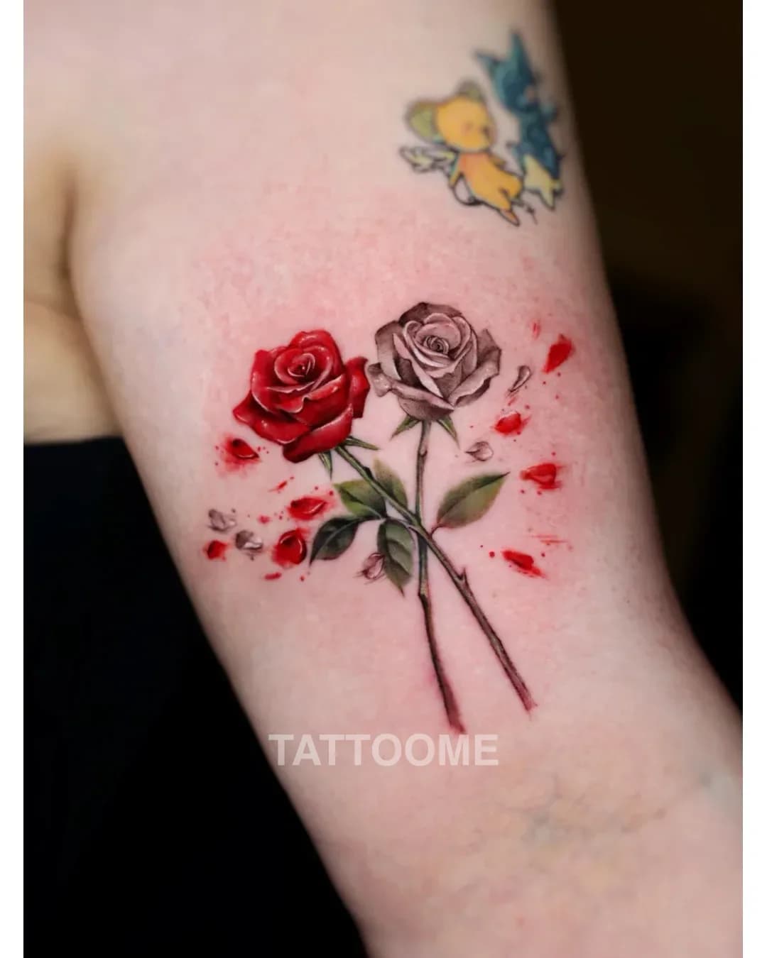 감성타투 장미 - chaelin_tattoo