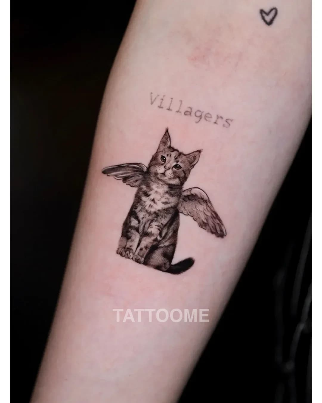 감성타투 고양이2 - chaelin_tattoo