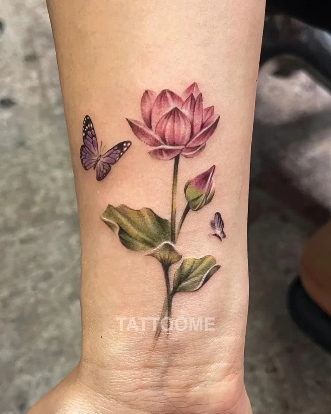 감성타투 꽃1 - nuwool_tattoo