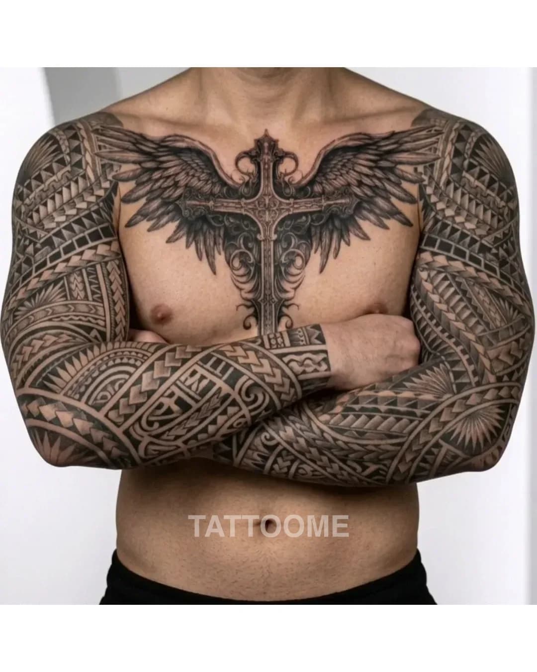 폴리네시안 양긴팔 - rena_tattoos