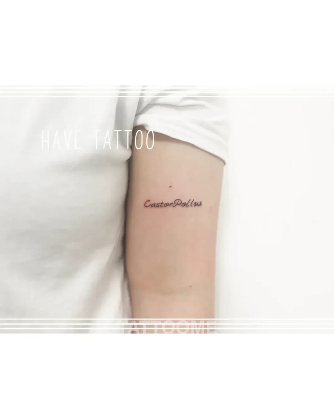 레터링 타투 1 - chuncheon_tattoo