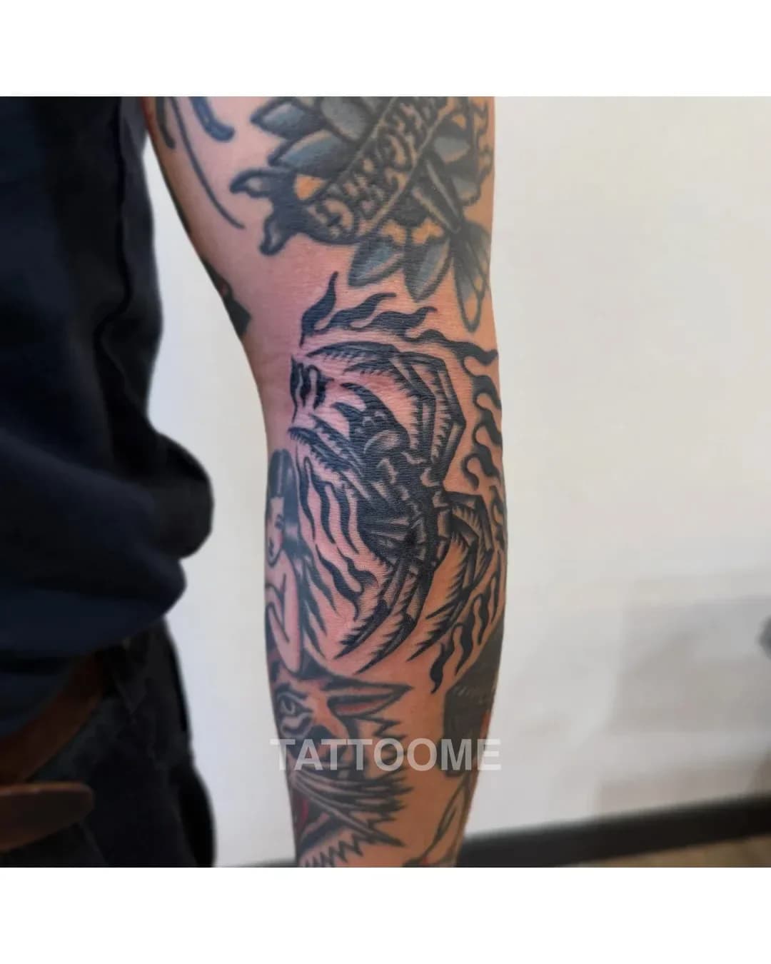 올드스쿨 거미 - kingkong_tattoo