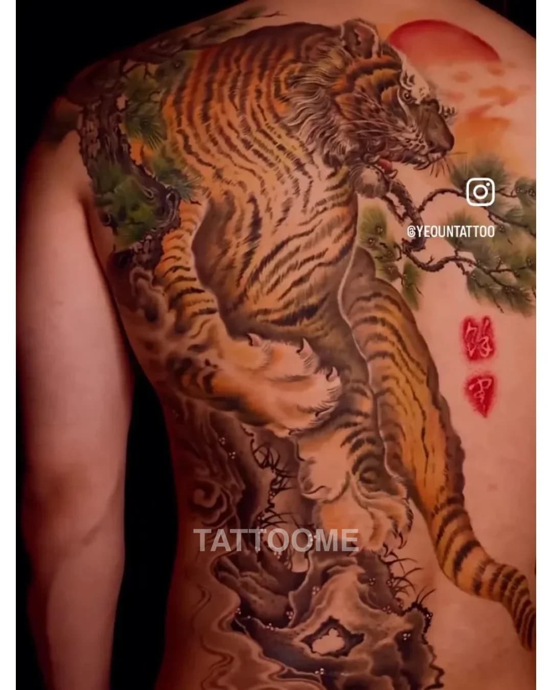 리얼리스틱 호랑이 - yeountattoo