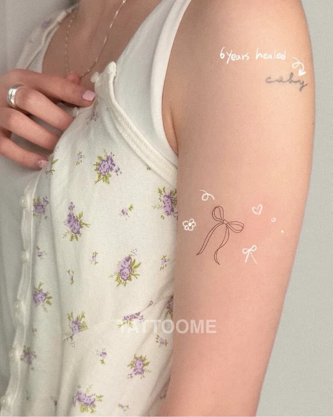라인워크 리본 - soozzang_tattoo