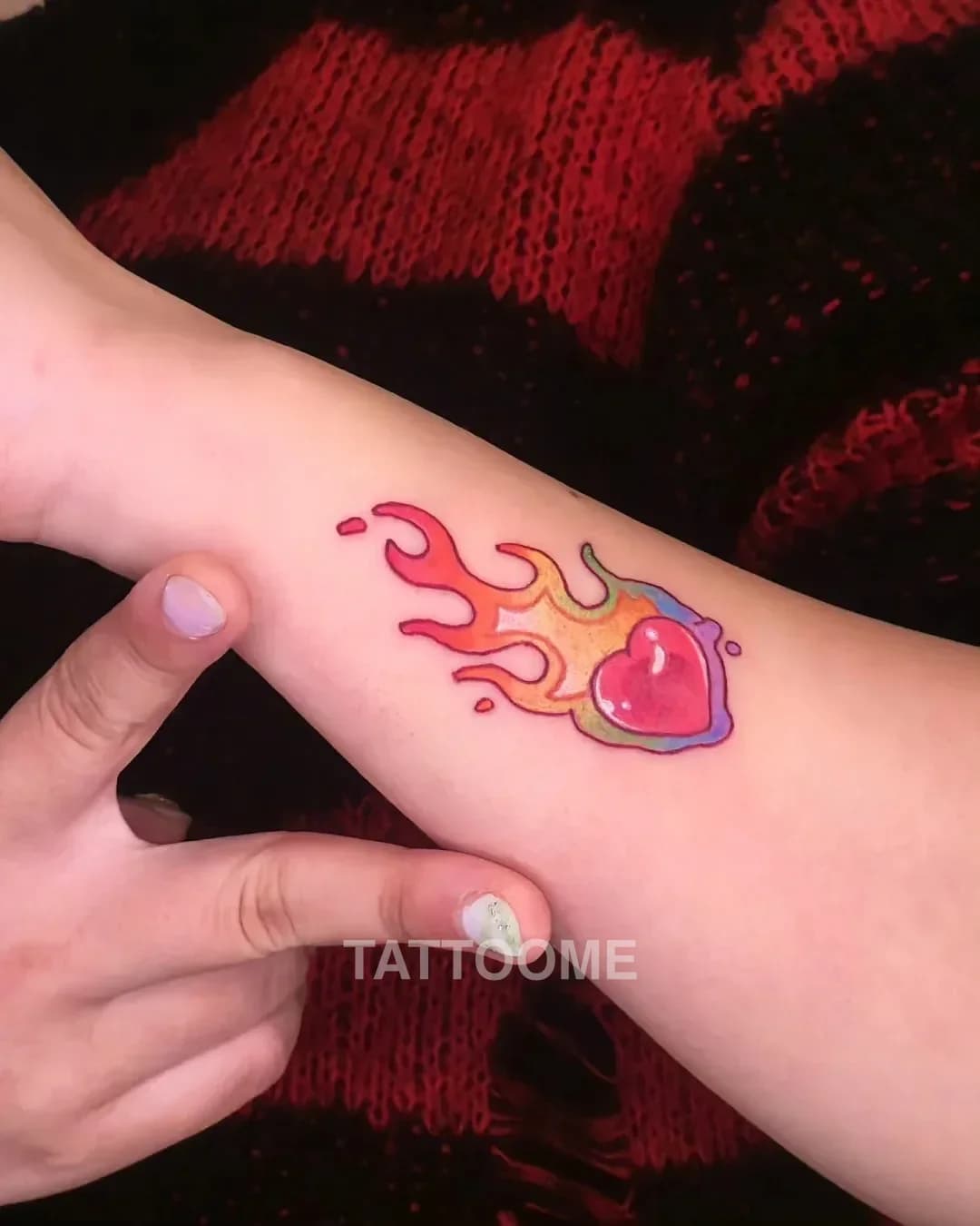 감성타투 불꽃 - ch2u_tattoo