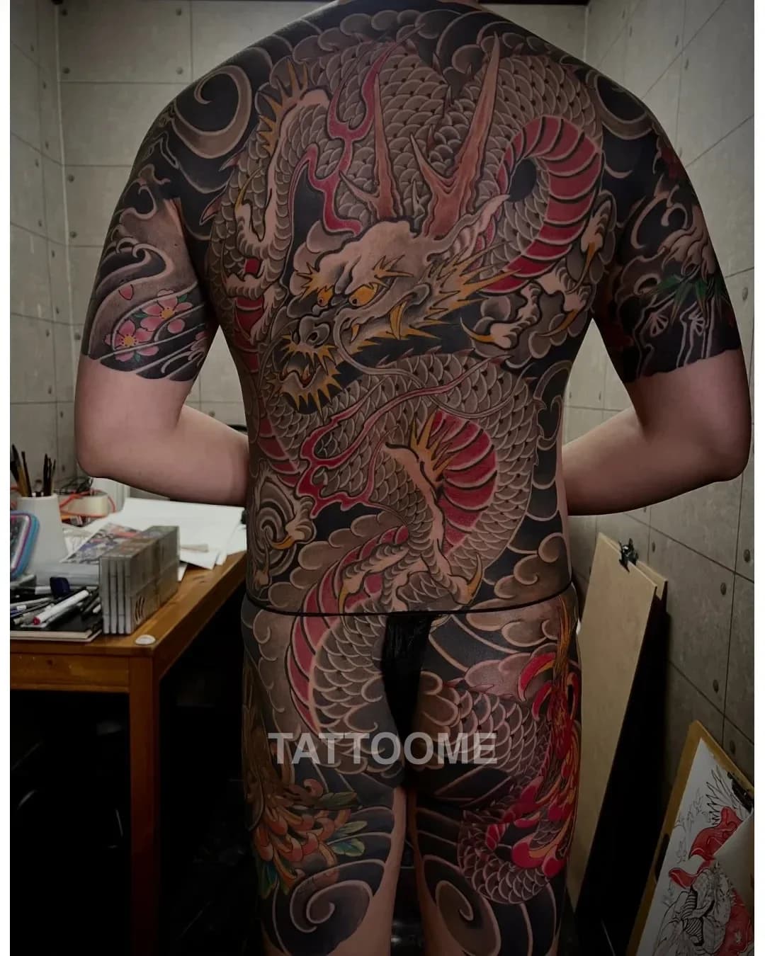 이레즈미 등판 1 - horitetsutattoo