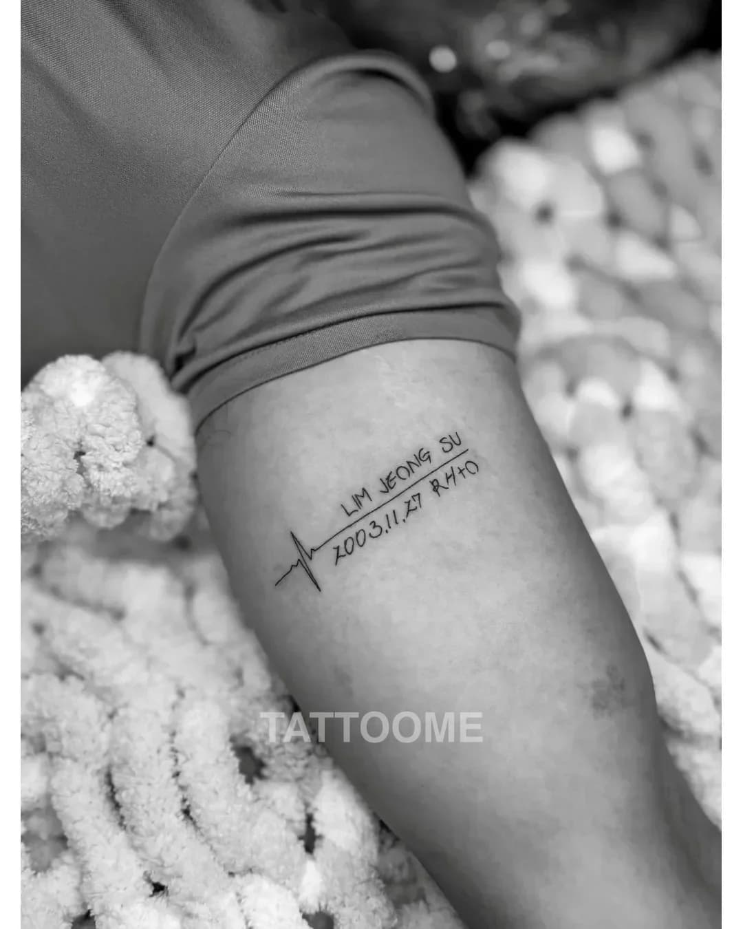 레터링 팔 - _tattoo.haern