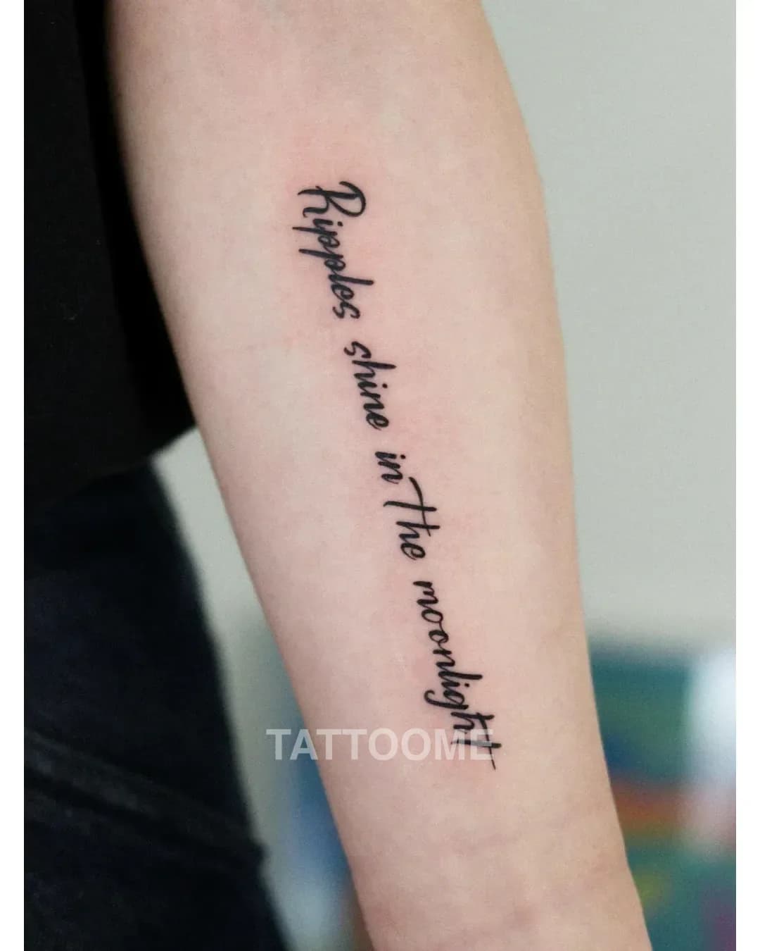 레터링 팔2 - goyoutattoo