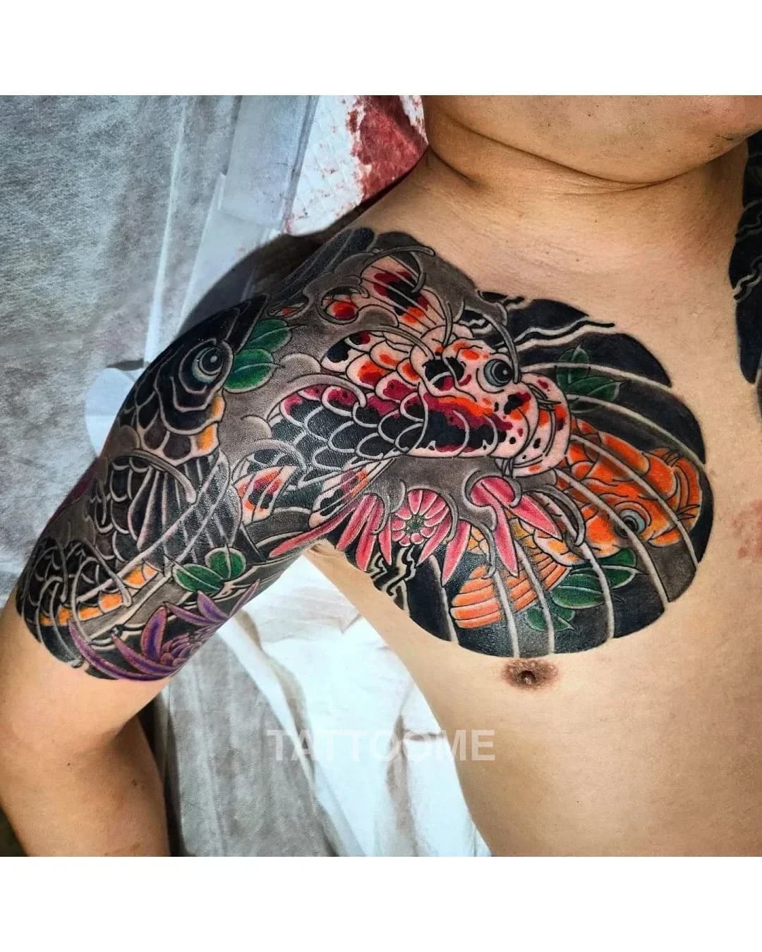 이레즈미 가슴반팔 - horitov_irezumi