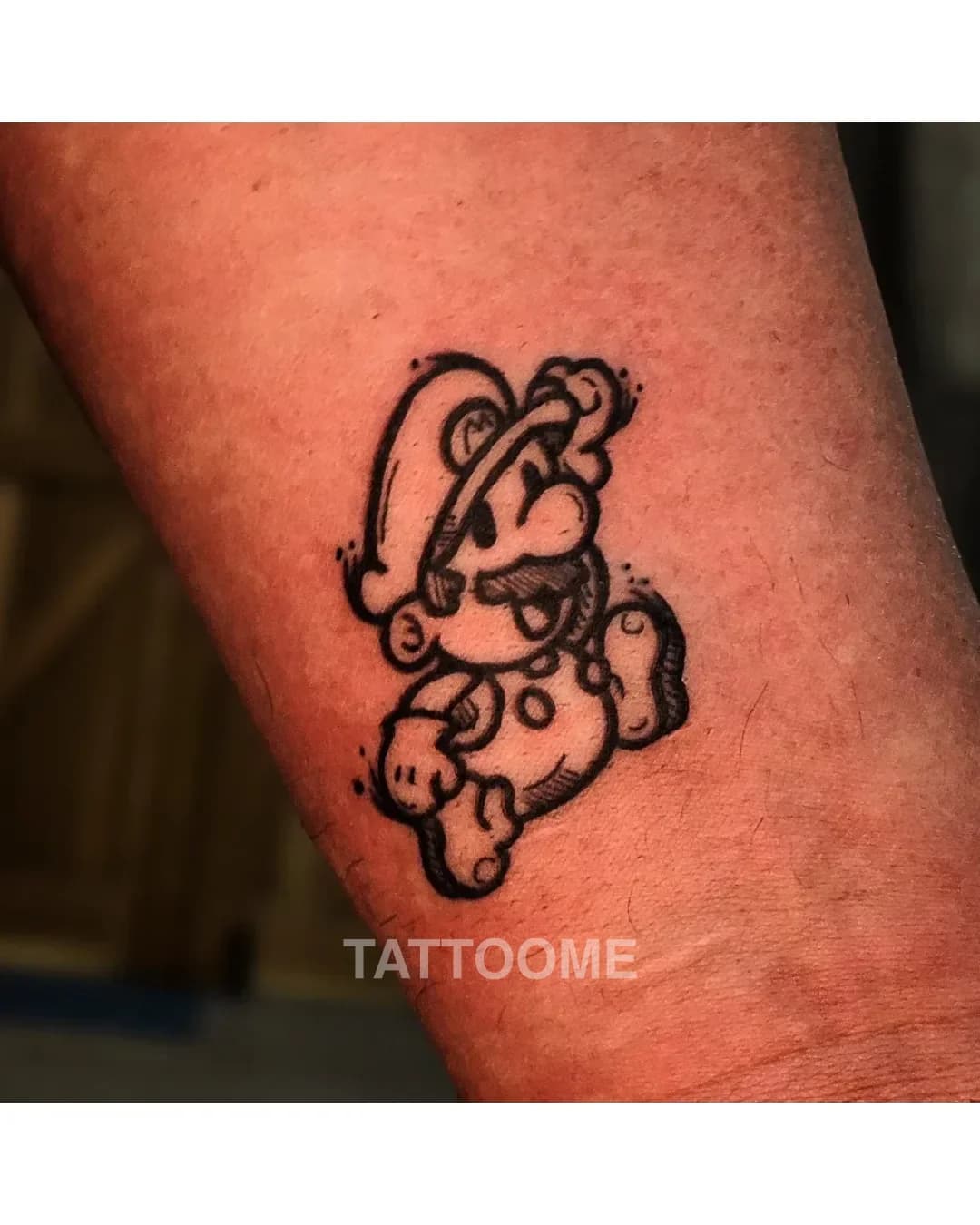 감성타투 마리오 - monat_tattoo