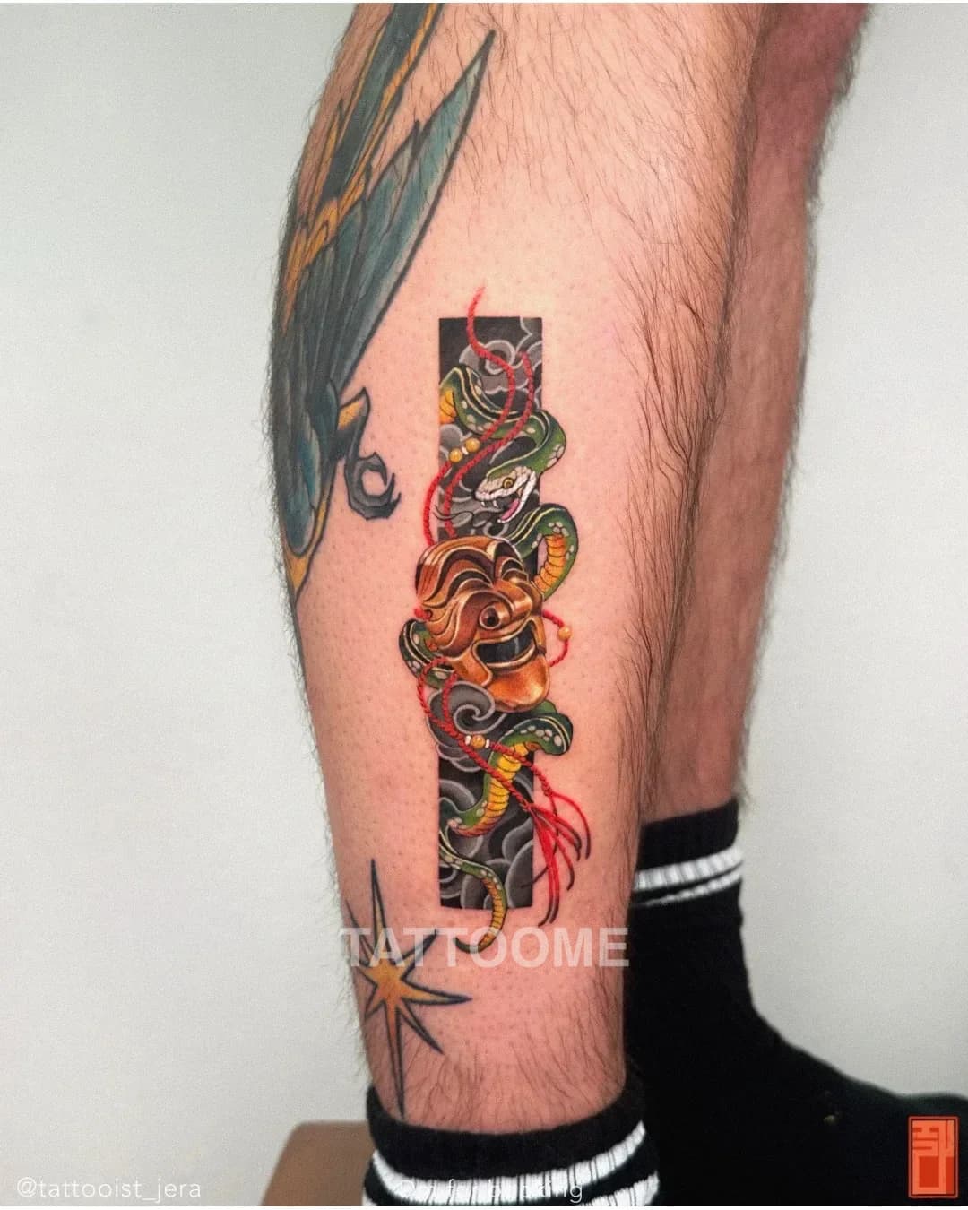 원포인트 하회탈 - tattooist_jera