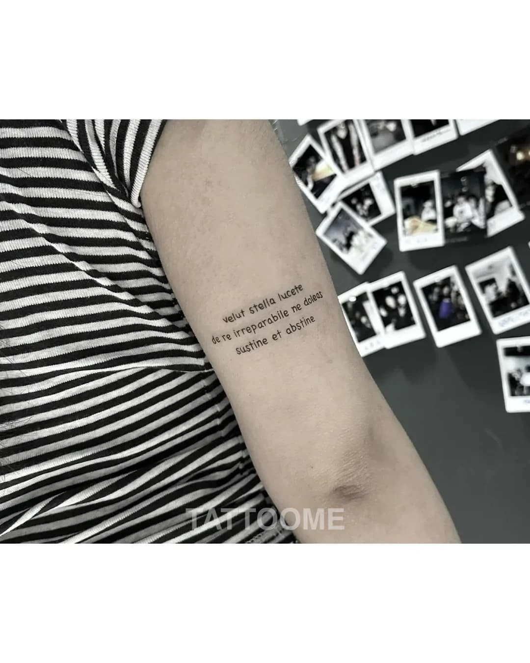 레터링 팔2 - heen_tattoo